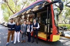 Refuerza Gobierno de Jalisco la Ruta 3 de Mi Transporte Tren Ligero con autobuses eléctricos Volvo de última generación